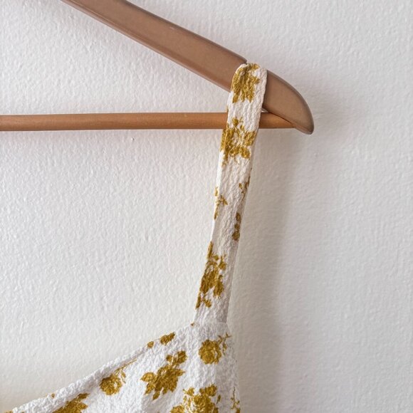 Sabo Skirt Serafina Textured Floral Print Backless Mini Dress - Picture 6 of 9